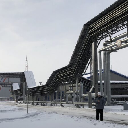 Drones strike Russia’s Ust-Luga port again as EU officials visit Ukraine