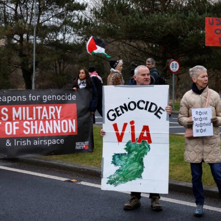 Palestine aIly Ireland under fire for allowing weapons transfers to Israel