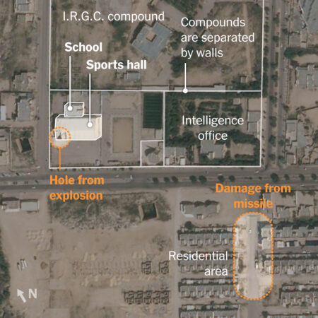 New U.S. Missile Hit Iranian Sports Hall and School, Analysis Shows