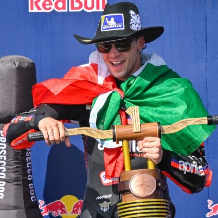 Marco Bezzecchi wins USA MotoGP to extend perfect start to season