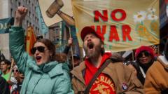 No Kings protests draw large crowds to rally against Donald Trump