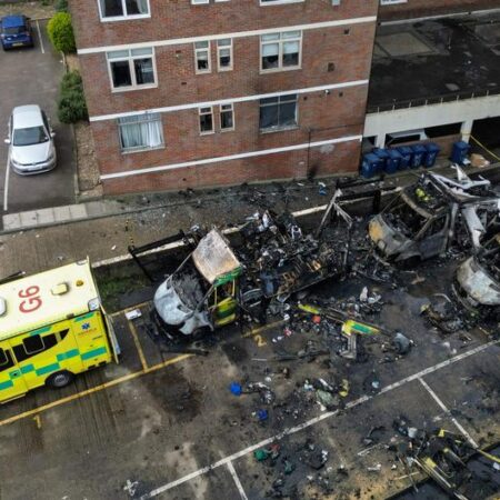UK police see antisemitic motive in arson of ambulances