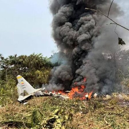 At least 66 killed in Colombia military plane crash