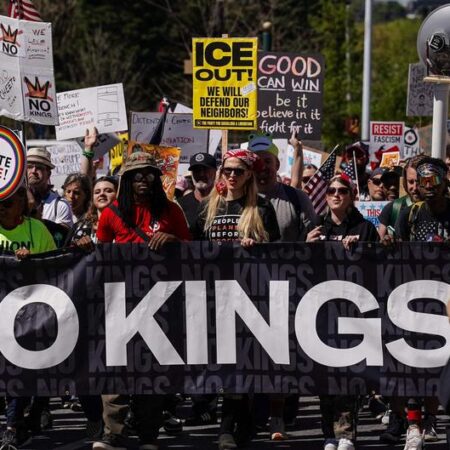 ‘No Kings’ protests — Trump critics rally across the US