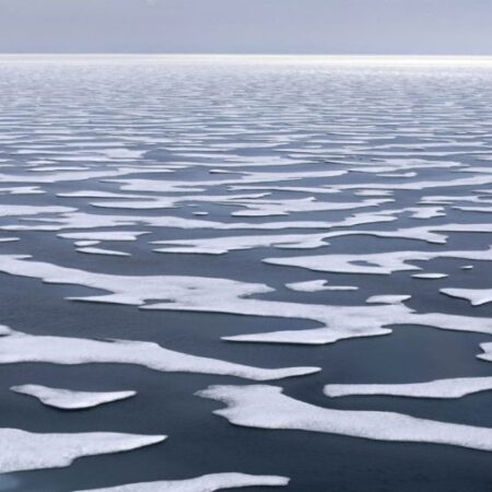 Arctic sea ice at lowest recorded winter level as heat records smashed