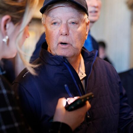 Lindsey Graham responds after photos showing him at Disney World