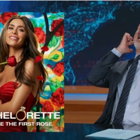 Jon Stewart Jokes the ‘Only Thing Giving Me Joy’ in Trump’s America Is ‘Looking Forward’ to Watching Taylor Frankie Paul on ‘The Bachelorette’: ‘Hold on, I’m Getting a Call’