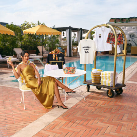 American Express and Los Angeles-Based Label Staud Team Up on Resortwear Capsule, Alongside Campaign Starring Laura Harrier
