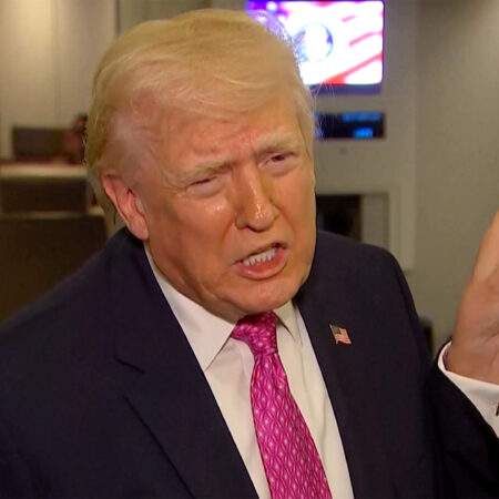 Trump says Iran’s ‘had regime change’ as he describes ‘boatloads of oil’