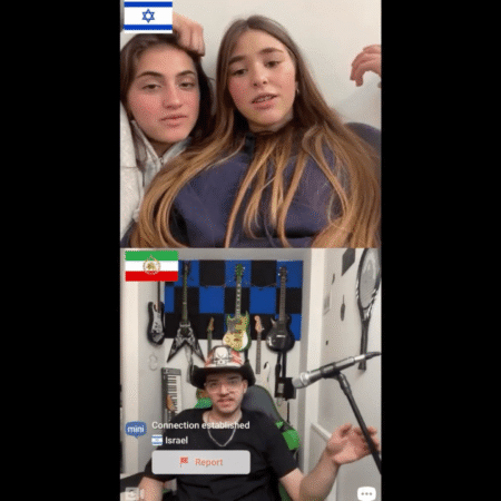 ‘We’re killing them, bro’: Israelis correct Iranian online streamer