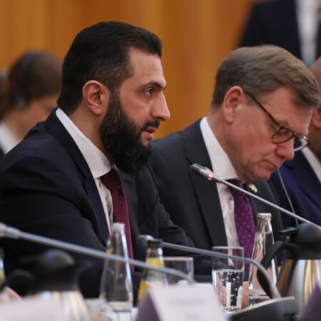 Syria’s al-Sharaa visits Germany to talk reconstruction, return of refugees