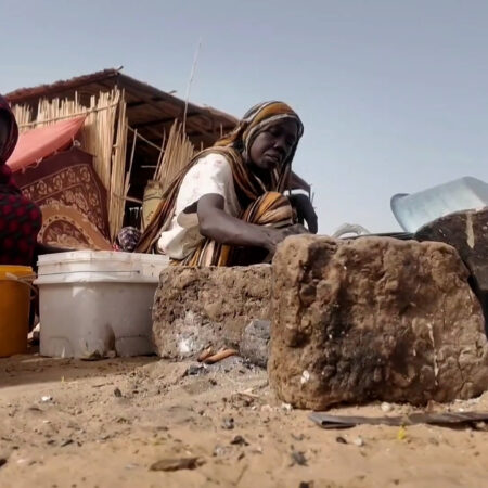 Displaced families in Sudan struggle as aid falls short