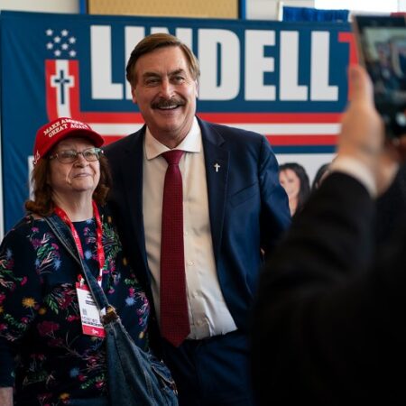 Mike Lindell ‘served’ legal documents on live TV