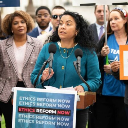 After primary win, Analilia Mejia pivots to high-stakes April showdown, upcoming debate