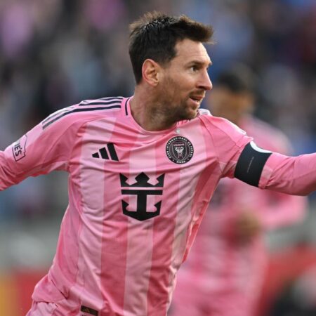 Inter Miami honor Messi with stand in stadium