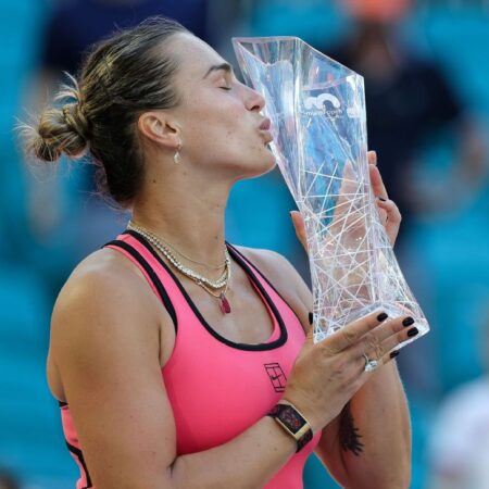 Sabalenka outlasts Gauff in 3 sets for Miami title