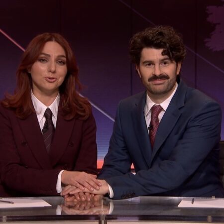 ‘SNL U.K.’ Weekend Update Pokes Fun at Trump and Iran’s Mixed Messages About Deal Negotiations: ‘Oh My God, Just Kiss Already!’