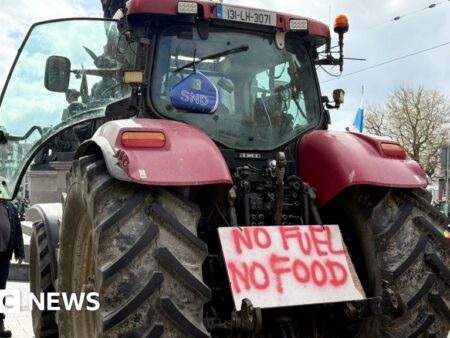 Irish police push back fuel protesters at oil refinery