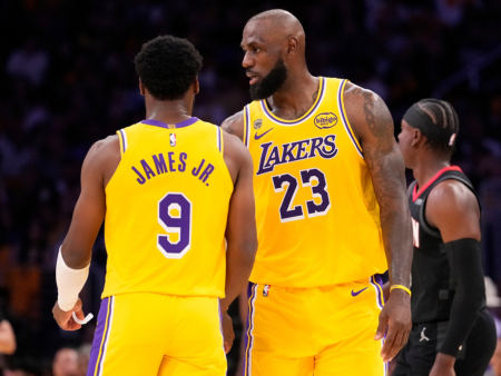 How Bronny James got in on the action as LeBron James’ Lakers take Rockets to the brink