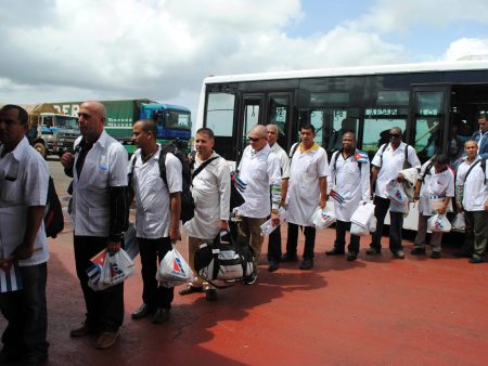 Cuba sent doctors. Washington sent a destroyer.