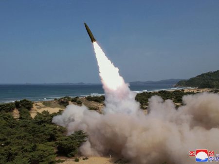 North Korea launches ballistic missiles towards sea off its east coast