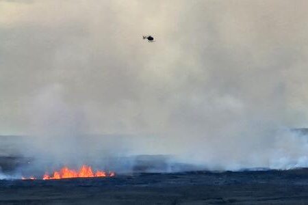 Lava bursts forth as Hawaii’s Kilauea volcano erupts