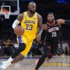 LeBron, Lakers shock Rockets with Game 1 win in NBA playoffs
