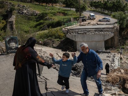 In Lebanon, residents of the south make their way home over signs of war.
