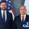 JD Vance accuses EU of ‘interference’ as he visits Hungary to help Orbán win election