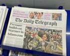 Telegraph takeover by German buyer cleared by culture secretary