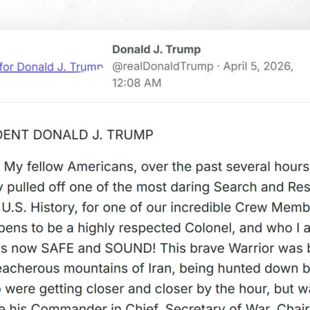 US rescues missing crew member from jet downed in Iran, Trump says