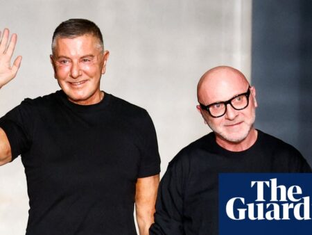 Dolce & Gabbana says co-founder Stefano Gabbana quit as chair at start of year