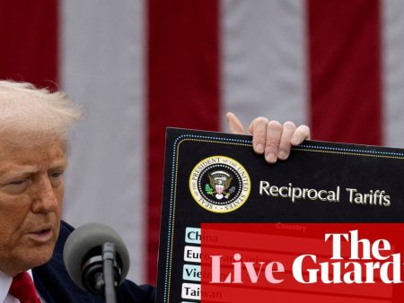 Trump administration launches tariff refund system as first step in paying back billions – US politics live