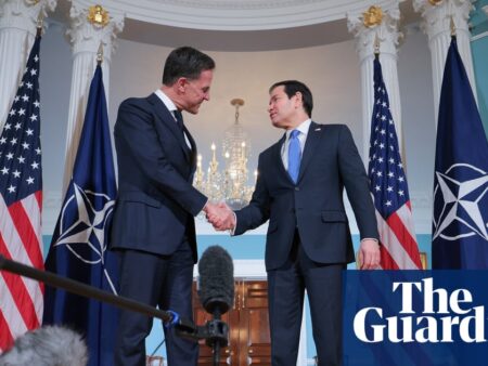 Nato chief says Trump ‘clearly disappointed’ by US allies’ refusal to join Iran war