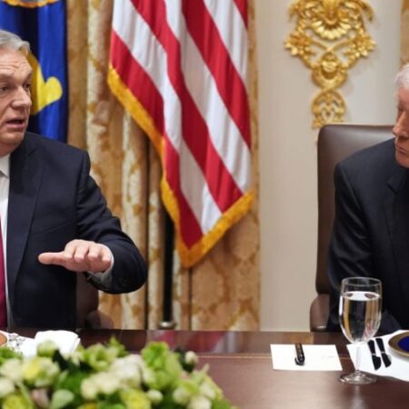 Trump urges Hungarians to ‘get out and vote for’ ally Orbán as election looms