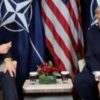 Trump criticises Nato as alliance chief describes meeting as ‘very frank’