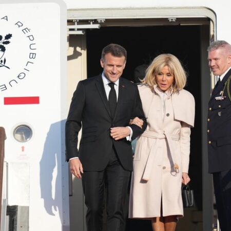 Macron dismisses Trump’s ‘inelegant’ dig about his marriage