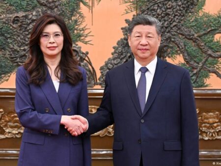 China’s Xi hosts Taiwan opposition leader in Beijing