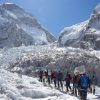 Nepal: Mount Everest ice block obstructs large group of spring climbers