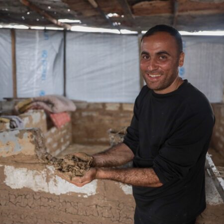 Rubble, mud and hair: How to rebuild a home in Gaza