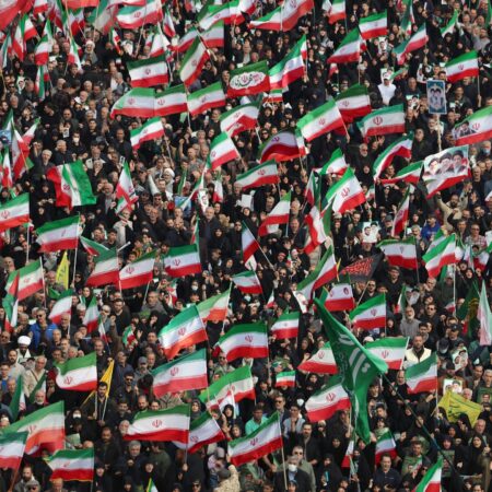 Mourners vow resistance as Iran marks Islamic Republic’s 47th anniversary