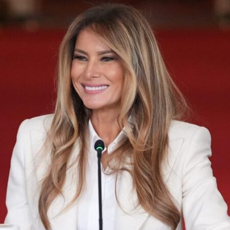 Watch live: Melania Trump speaks from White House