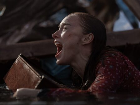 ‘Thrash’ Review: Phoebe Dynevor Gives Birth in Floodwaters Teeming With Sharks in Preposterous but Enjoyable Netflix Pulp