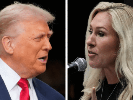 Marjorie Taylor Greene rails against ‘insane’ Trump after Easter Iran threat