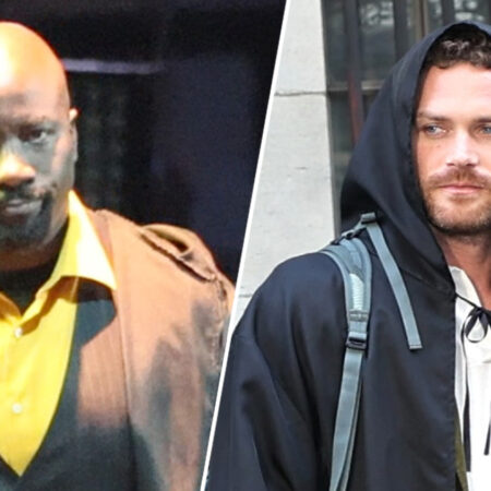 Mike Colter & Finn Jones Reunite With ‘Defenders’ Co-Star Krysten Ritter On ‘Daredevil: Born Again’ Set