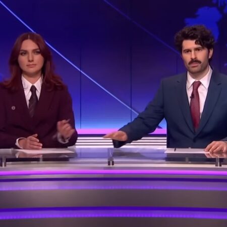 ‘SNL U.K.’ Weekend Update Takes Aim at Facebook Founder Mark Zuckerberg: ‘I Hope He Uses That Bunker in Exactly the Same Way Hitler Did’