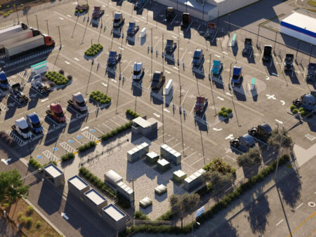 EV Realty opens major truck charging hub in San Bernardino