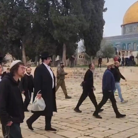Israeli settlers storm Al-Aqsa Mosque compound after reopening