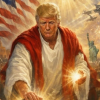 Trump Deletes Post With Image Depicting Himself as Jesus After Backlash