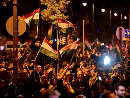 Celebrations in Hungary after Orban ousted in landmark election